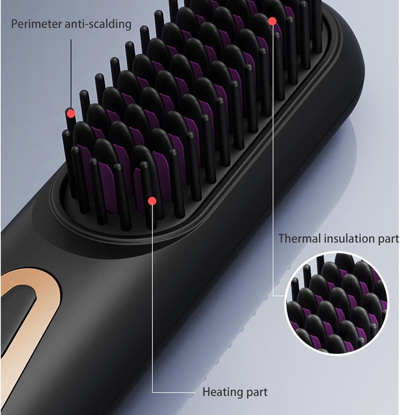 Miniatura 4 de Cepillo Alisador De Cabello Eléctrico